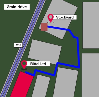 Map to Stockyard